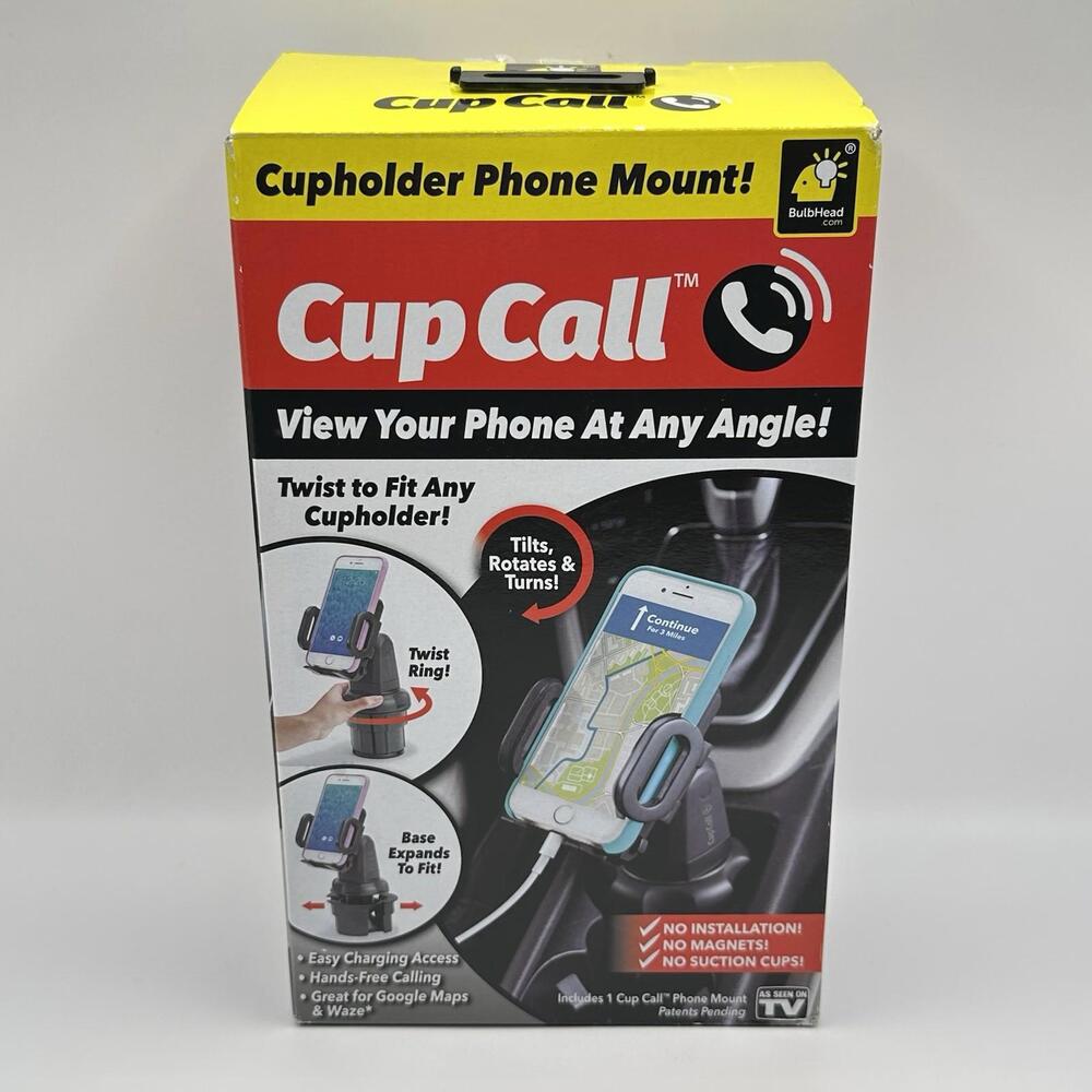 BulbHead Cup Call Hands Vehicle Cell Phone Mount NEW